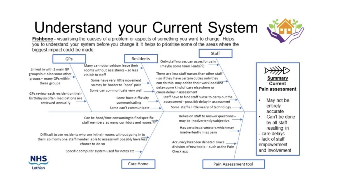 Understand your current system - fishbone diagram