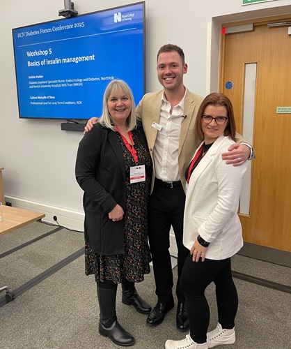 Diabetes Professional lead and two forum members