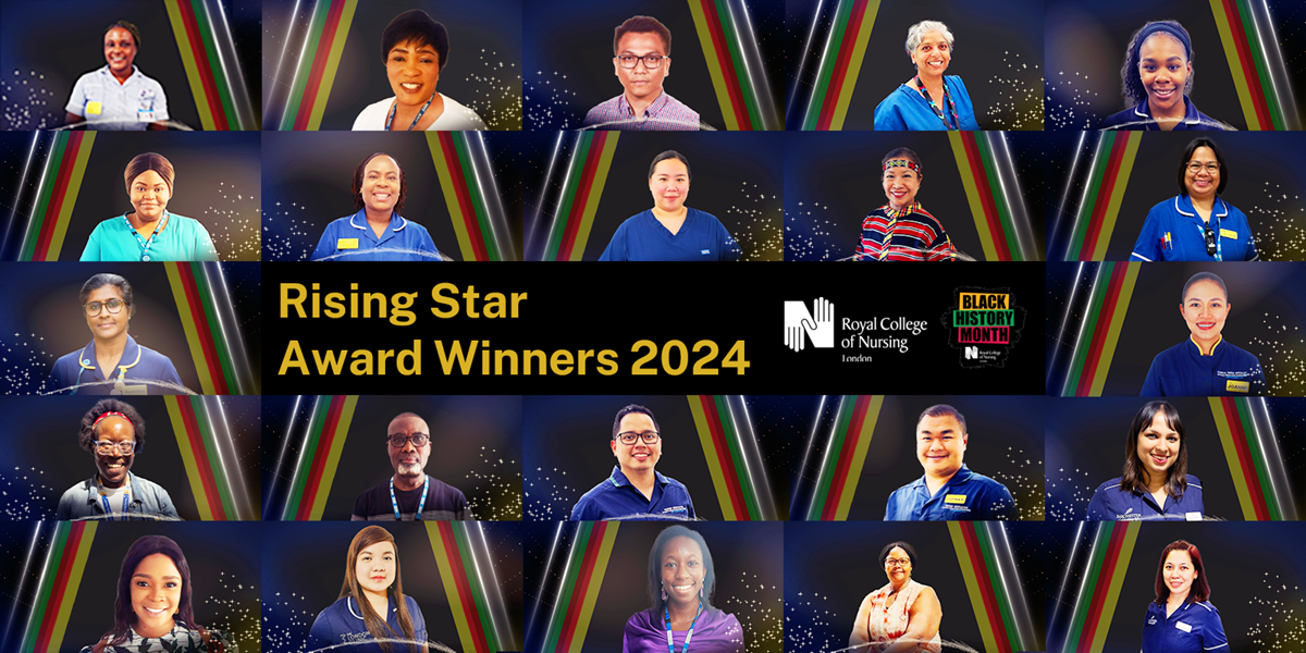 Image of the 22 RCN London Rising Star Award Winners