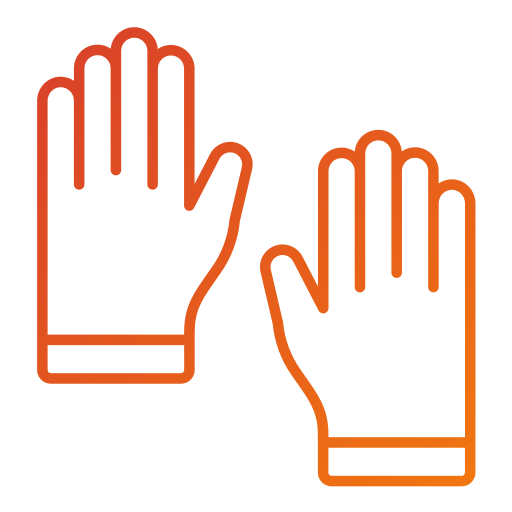 Illustration of two raised hands