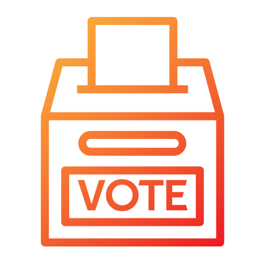 Illustration of a voting box